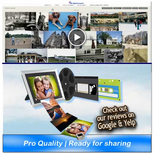 The Digital Convert High Quality Photo, Slide and Album Scanning Services in Chicago, IL